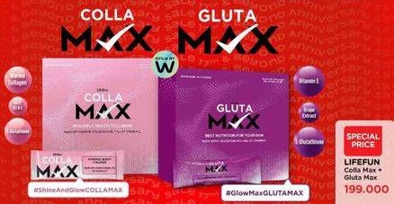 Promo Harga Lifefun Coll Max/Gluta Max  - Watsons