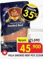 Promo Harga Villa Smoked Beef PCK 225GR All Variants 225 gr - Superindo