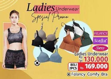 Promo Harga FELANCY/SCELTA/SOREX Ladies Underwear  - LotteMart