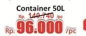 Promo Harga Lion Star Wagon Container 50L 50000 ml - Hari Hari