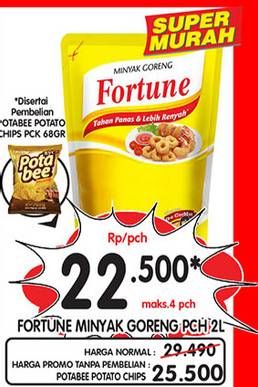 Promo Harga FORTUNE Minyak Goreng All Variants 2000 ml - Superindo
