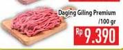 Promo Harga Daging Giling Sapi per 100 gr - Hypermart