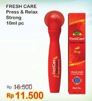 Promo Harga FRESH CARE Minyak Angin Press & Relax 10 ml - Indomaret