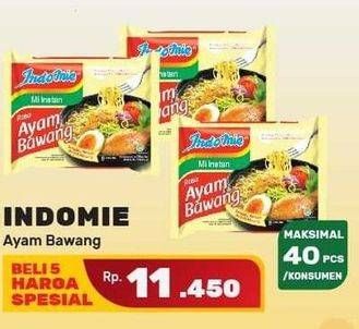 Promo Harga INDOMIE Mi Kuah Ayam Bawang 69 gr - Yogya