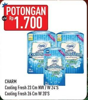 Promo Harga CHARM Extra Comfort Cooling Fresh  - Hypermart
