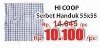 Promo Harga Hi Coop Serbet Handuk 55 X 55 Cm  - Hari Hari