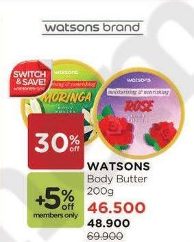 Promo Harga WATSONS Body Butter All Variants 200 gr - Watsons