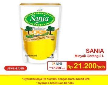 Promo Harga SANIA Minyak Goreng 2 ltr - Indomaret