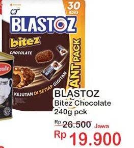 Promo Harga Blastoz Bitez Chocolate 240 gr - Indomaret