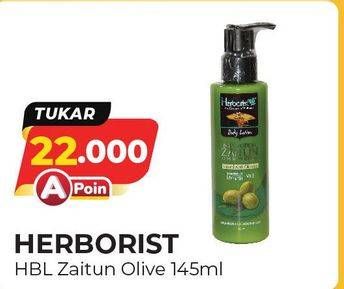 Promo Harga HERBORIST Body Lotion Zaitun 145 ml - Alfamart