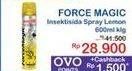 Promo Harga Force Magic Insektisida Spray Lemon 600 ml - Indomaret