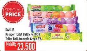 Promo Harga Dahlia Toilet Ball K-31/Aromatic Green  - Hypermart