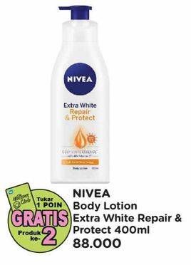 Promo Harga Nivea Body Lotion Extra White Repair Protect 400 ml - Watsons