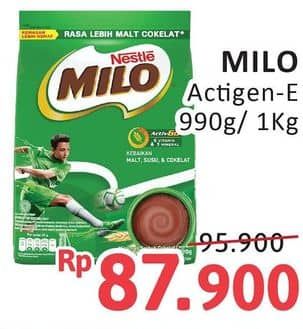 Promo Harga Milo ActivGo 3in1 990 gr - Alfamidi
