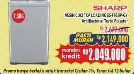 Promo Harga SHARP ES-F950P-GY | Washing Machine  - Hypermart