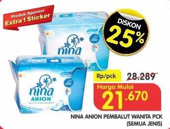 Promo Harga Bagus Nina Anion All Variants  - Superindo