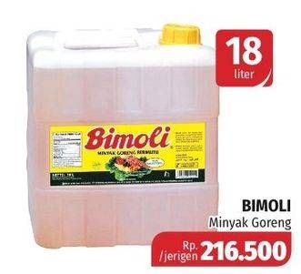 Promo Harga BIMOLI Minyak Goreng 18 ltr - Lotte Grosir