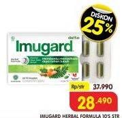 Promo Harga IMUGARD Herbal Formula 10 pcs - Superindo