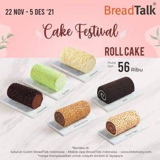 Promo Harga BREADTALK Roll Cakes  - BreadTalk