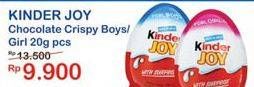 Promo Harga KINDER JOY Chocolate Crispy Boys, Girls 20 gr - Indomaret