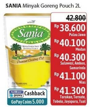 Promo Harga Sania Minyak Goreng 2000 ml - Alfamidi