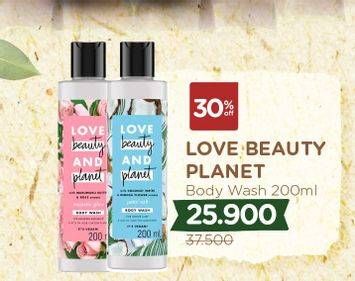 Promo Harga LOVE BEAUTY AND PLANET Body Wash 200 ml - Watsons