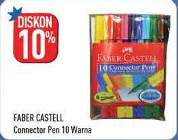 Promo Harga FABER-CASTELL Connector Pens 10 pcs - Hypermart