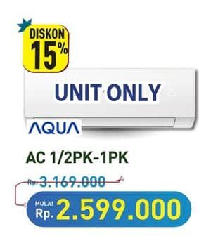 Promo Harga Aqua AC Split  - Hypermart