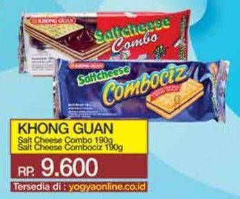 Promo Harga Khong Guan Saltcheese Combo, Combociz 190 gr - Yogya