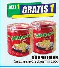Promo Harga KHONG GUAN Saltcheese 336 gr - Hari Hari