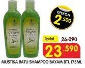 Promo Harga MUSTIKA RATU Shampoo Bayam 175 ml - Superindo