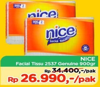 Promo Harga NICE Facial Tissue Genuine 900 gr - TIP TOP