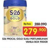 Promo Harga S26 Procal Gold Susu Pertumbuhan Vanilla 900 gr - Superindo