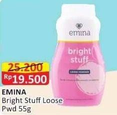 Promo Harga Emina Bright Stuff Loose Powder 55 gr - Alfamart