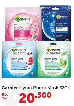 Promo Harga GARNIER Serum Mask Hydra Bomb Pomegranate 32 gr - Carrefour