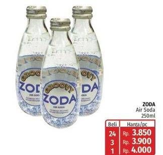 Promo Harga Zoda Air Soda 250 ml - Lotte Grosir