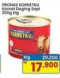 Promo Harga Pronas Kornetku Corned Beef 200 gr - Indomaret