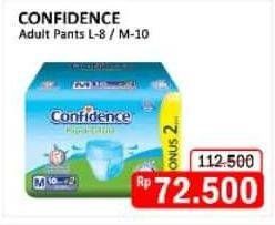 Promo Harga Confidence Adult Diapers Pants L8, M10 8 pcs - Alfamidi