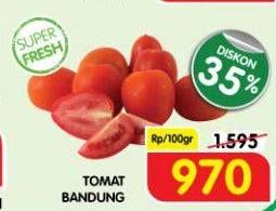 Promo Harga Tomat Bandung per 100 gr - Superindo