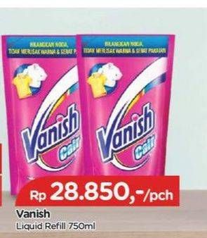 Promo Harga VANISH Penghilang Noda Cair Pink 750 ml - TIP TOP