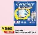 Promo Harga Certainty Adult Diapers Pants M8, L7, XL6 6 pcs - Alfamart