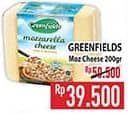 Promo Harga Greenfields Cheese Mozzarella 200 gr - Hypermart