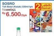 Promo Harga Sosro Teh Botol 330 ml - Indomaret