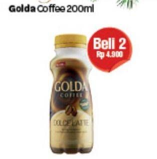 Promo Harga Golda Coffee Drink per 2 botol 200 ml - Carrefour