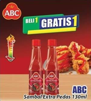 Promo Harga ABC Sambal Extra Pedas 135 ml - Hari Hari