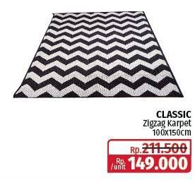 Promo Harga Classic Karpet Zigzag  - Lotte Grosir