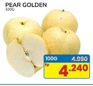 Promo Harga Pear Golden per 100 gr - Indomaret