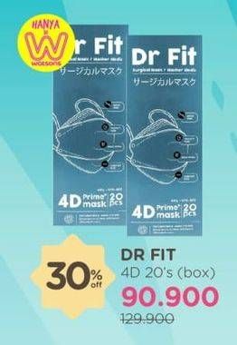 Promo Harga DR FIT Mask Earloop 4D 20 pcs - Watsons