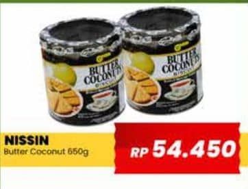 Promo Harga Nissin Biscuits Butter Coconut 650 gr - Yogya