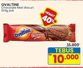 Promo Harga Ovaltine Chocolate Malt Cookies 104 gr - Indomaret
